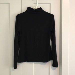 Black long sleeve turtle neck